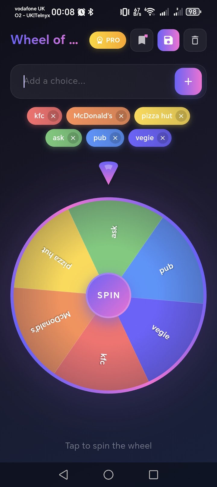 App screenshot